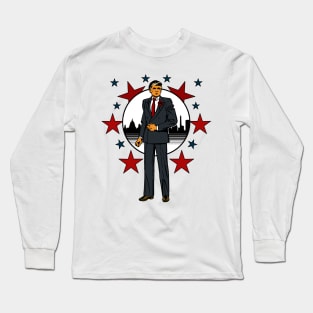 Controversial 80's Businessman Long Sleeve T-Shirt